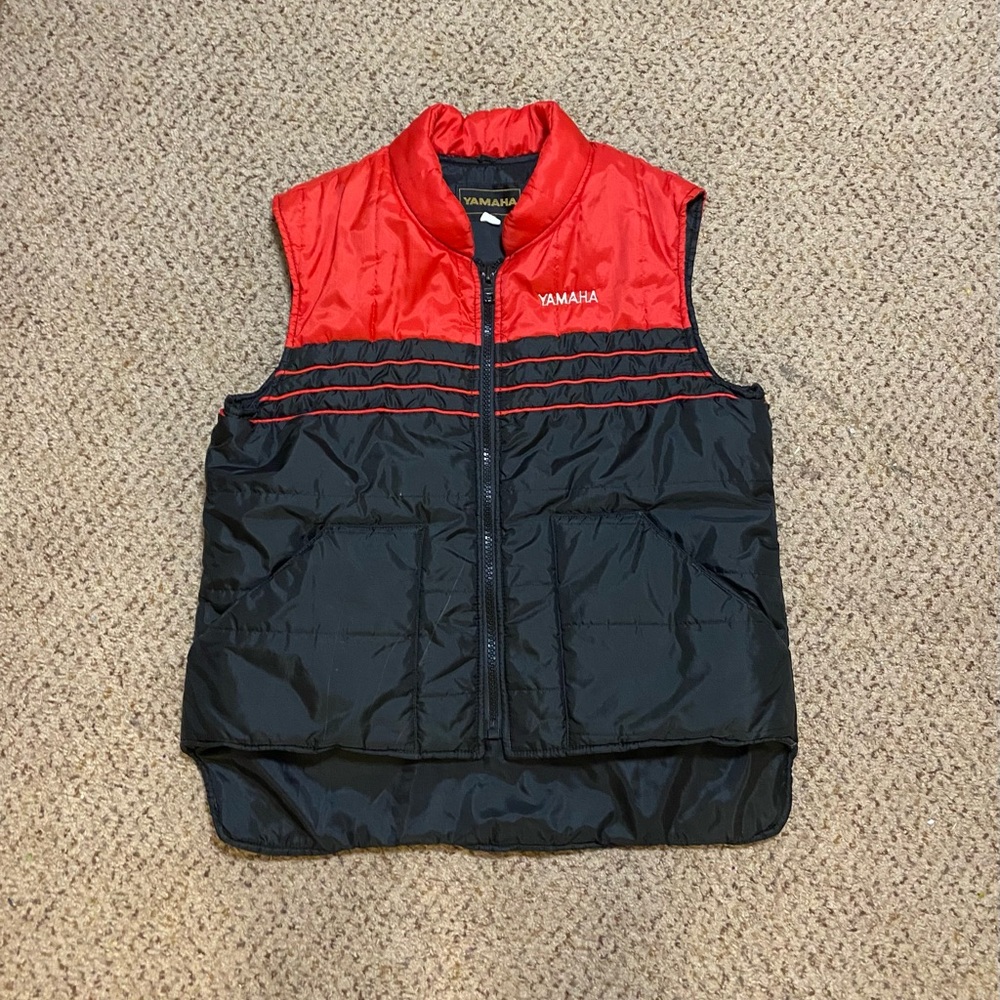 Vintage retro Yamaha Quilted vest